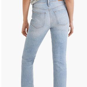 Madewell Perfect Vintage Jean with blown knee hem